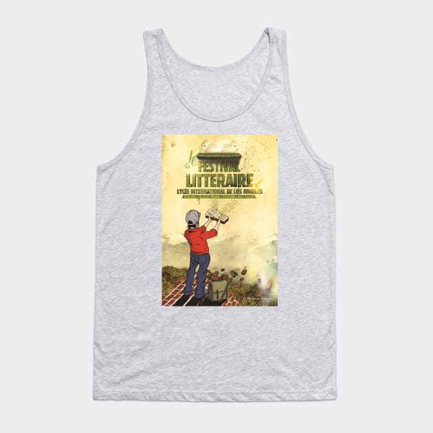 festival litteraire 2015 LILA kid Tank Top by csidoc